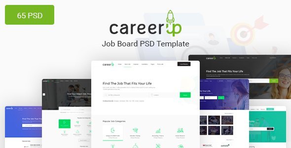 CareerUp - The Most Popular Job Board PSD Template icon