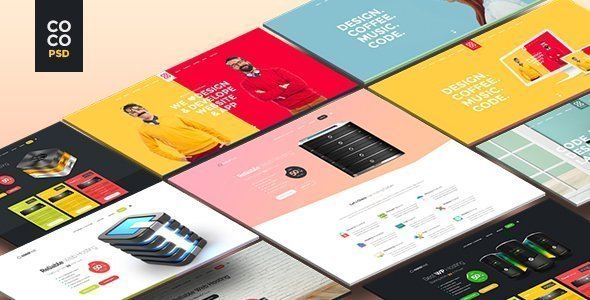 Coco | Creative Hosting Mobile App Personal PSD   Design 