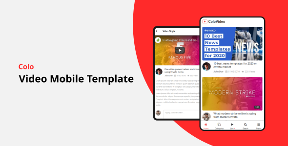 Colo - Video Mobile Template icon