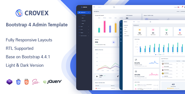 Crovex - Admin & Dashboard Template icon