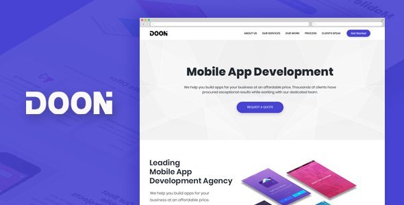 Doon - PSD Template   Design 