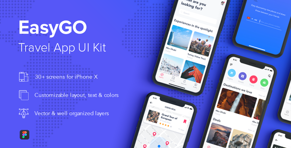 EasyGo - Travel App UI Kit for Figma icon