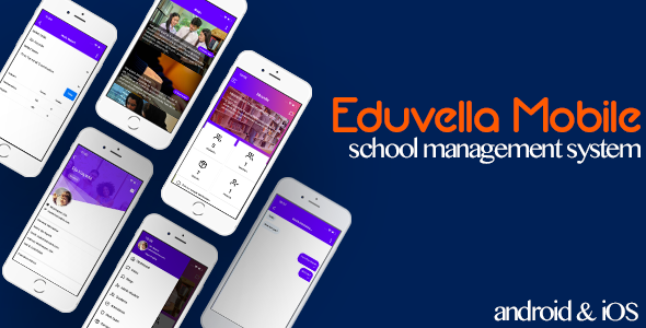 Eduvella Mobile Application - Android & iOS React native Books, Courses &amp; Learning Mobile App template