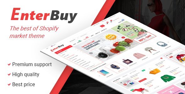 EnterBuy - Multipurpose Shopify Theme  Ecommerce Design 