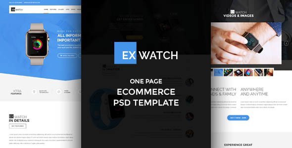 Ex Watch - Single Product eCommerce PSD icon
