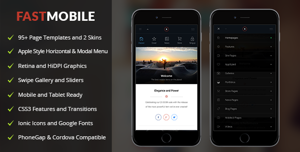Fast Mobile   Design App template