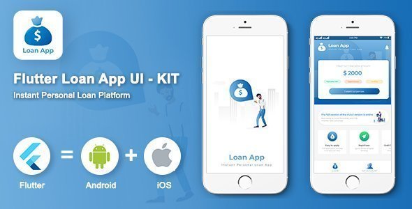 Flutter Apps-Flutter Loan Apps UI Kit icon