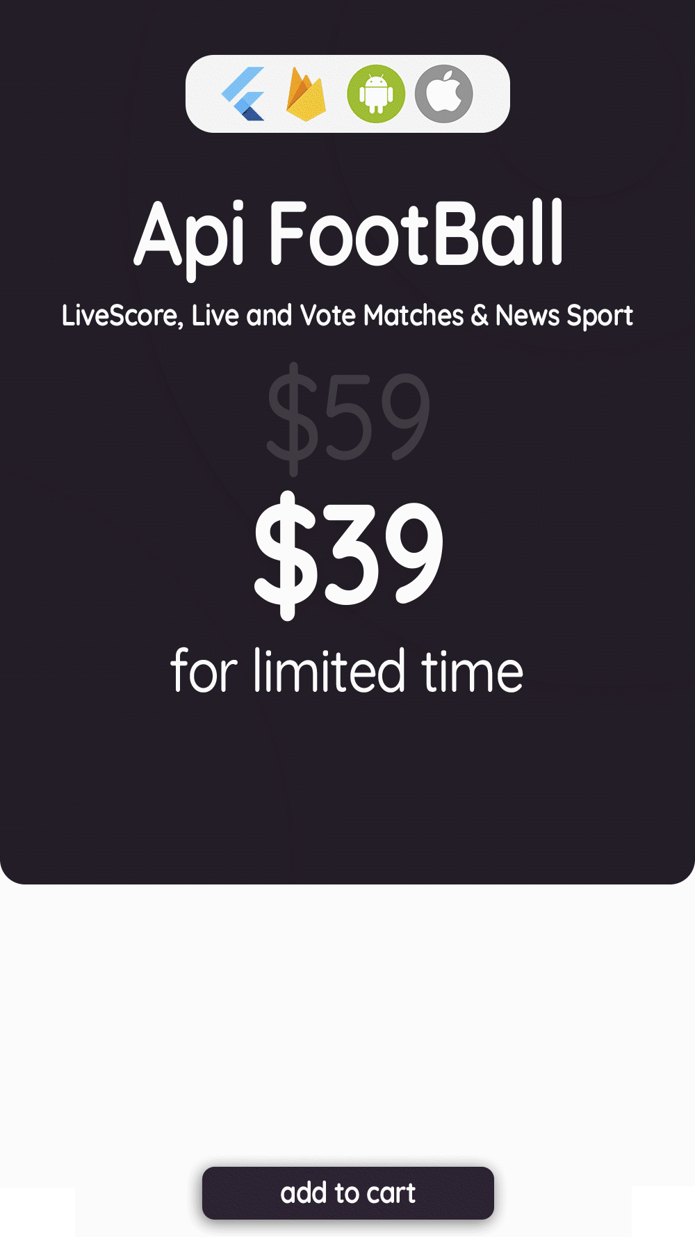 Flutter Football API: LiveScore & Vote Matches & News Sport & Live Matches ( Admob & Facebook ads ) - 2