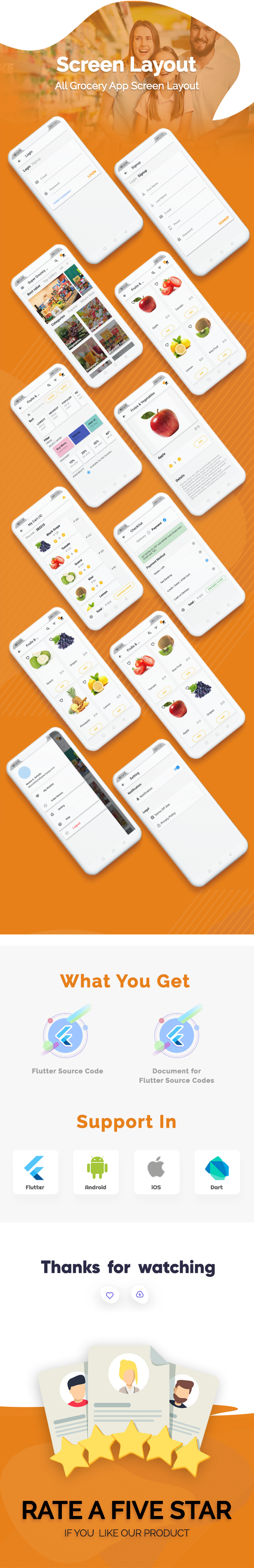 Codemarket Flutter Super Grocery Ui Kit