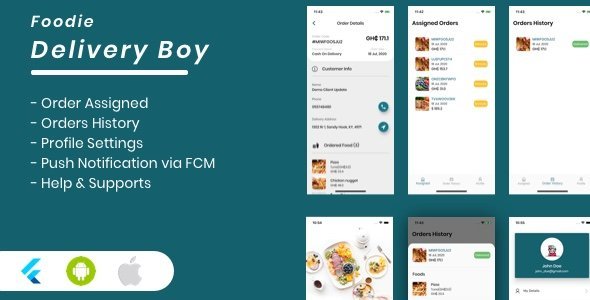 Foodie Delivery Boy For Foodie Multi-Restaurants Flutter App icon