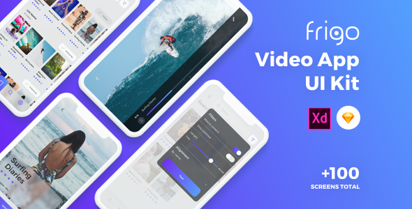 Frigo - Video App UI Kit icon