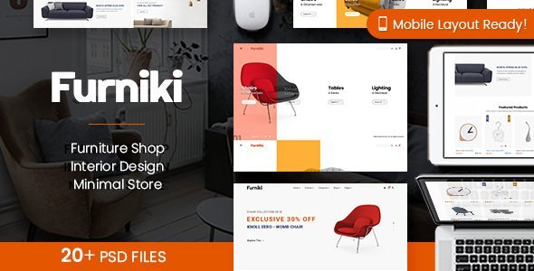 Furniki - Furniture Store & Interior Design PSD Template icon