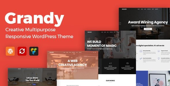 Grandy - Creative MultiPurpose WordPress Theme