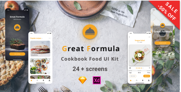 Great Formula - Set of UI Kit for Sketch