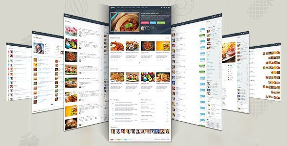 Gustos - The complete UI for a "recipe website" icon