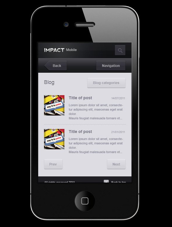 Impact Mobile   Design 