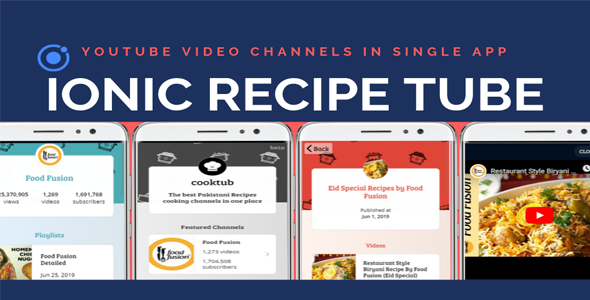 Ionic Recipe Tube icon