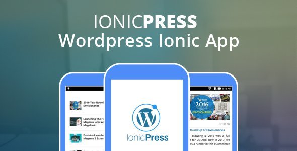 IonicPress : Wordpress Ionic App