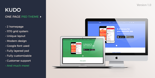 KUDO – App Landing Page icon