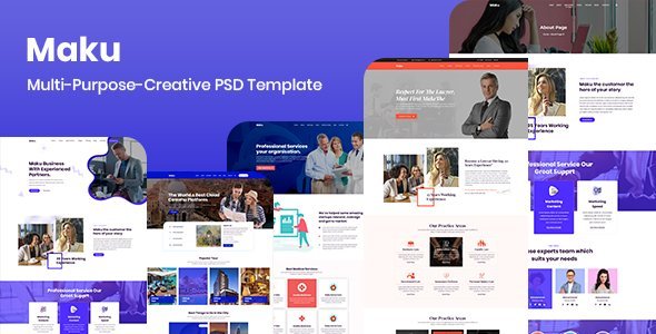 Maku - Multi-Purpose-Creative PSD Template icon