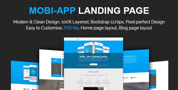 Mobi App Landing Page