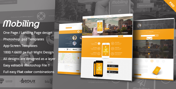 Mobiling - One Page App Landing Page icon