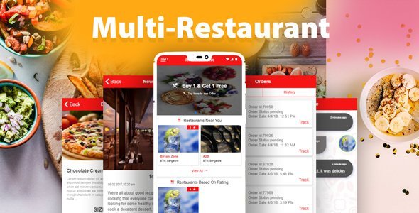 Multi Restaurant App With Firestore icon