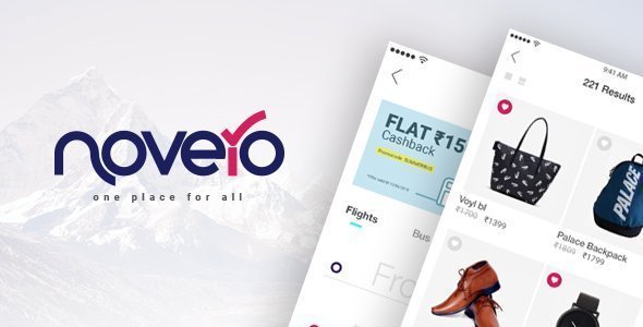 Novero- A Mobile Payments System Template icon