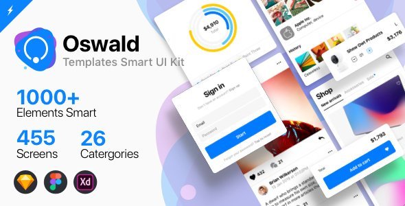 Oswald - Templates Smart UI Kit icon