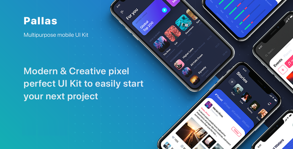 PALLAS - Multipurpose Card-based UI Kit icon