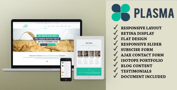 Plasma - One-Page Multi-Purpose HTML Template icon