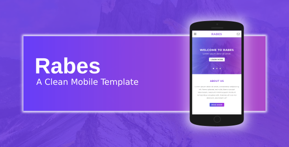 Rabes - A Clean Mobile Template icon