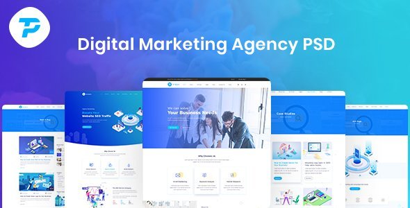 TP - Digital Agency PSD Template icon
