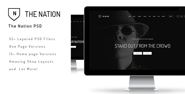 The Nation - Business and Creative PSD icon