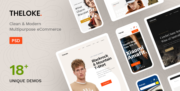 TheLoke - Clean & Modern Multi-Purpose eCommerce PSD Template icon