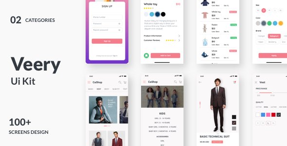 Veery E-Commerce UI Kit icon