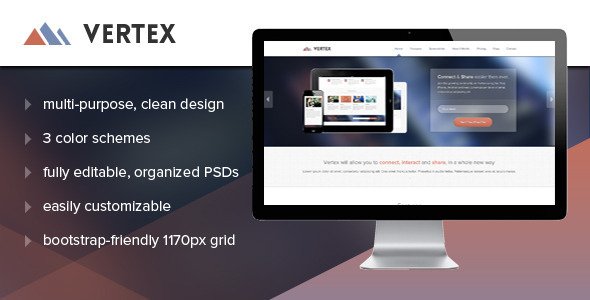 Vertex - Single Page App Template icon