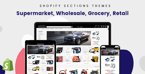 Wholesale - Mobile UI/UX Optimized Shopify Theme For B2B & B2C icon