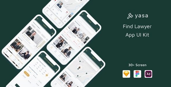 Yasa - Find Lawyer App UI Kit icon