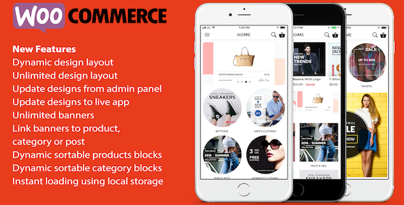 ionic 3 App for WooCommerce