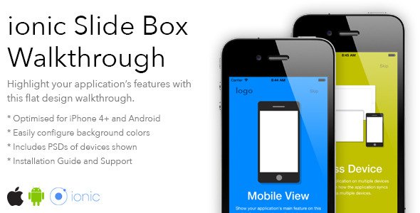 ionic Slide Box Walkthrough Ionic  Mobile App template