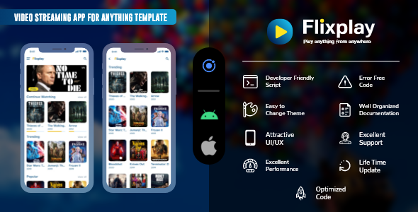 online video streaming app templates for android and iOS using IONIC 5 Ionic Music &amp; Video streaming Mobile App template