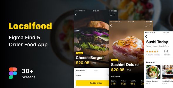 Localfood - Figma Find & Order Food App