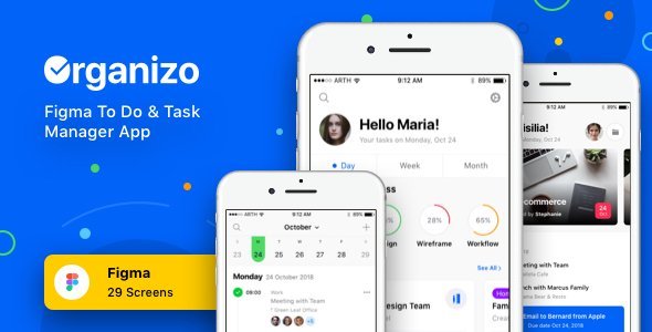 Organizo - Figma To Do & Task Manager App icon
