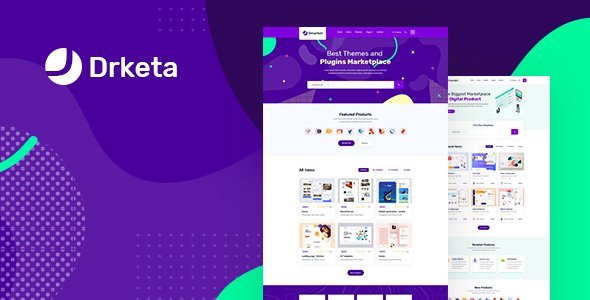 Drketa - Digital Marketplace HTML Template icon