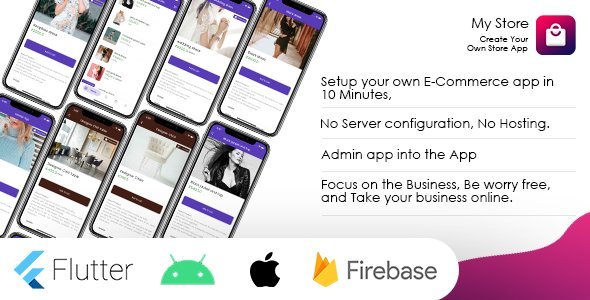 My Store - Flutter Firebase E-Commerce App, Grocery, Medicine, Fashion icon