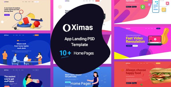 Ximas - App Landing Page icon