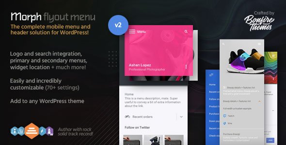 Morph: Flyout Mobile Menu for WordPress icon