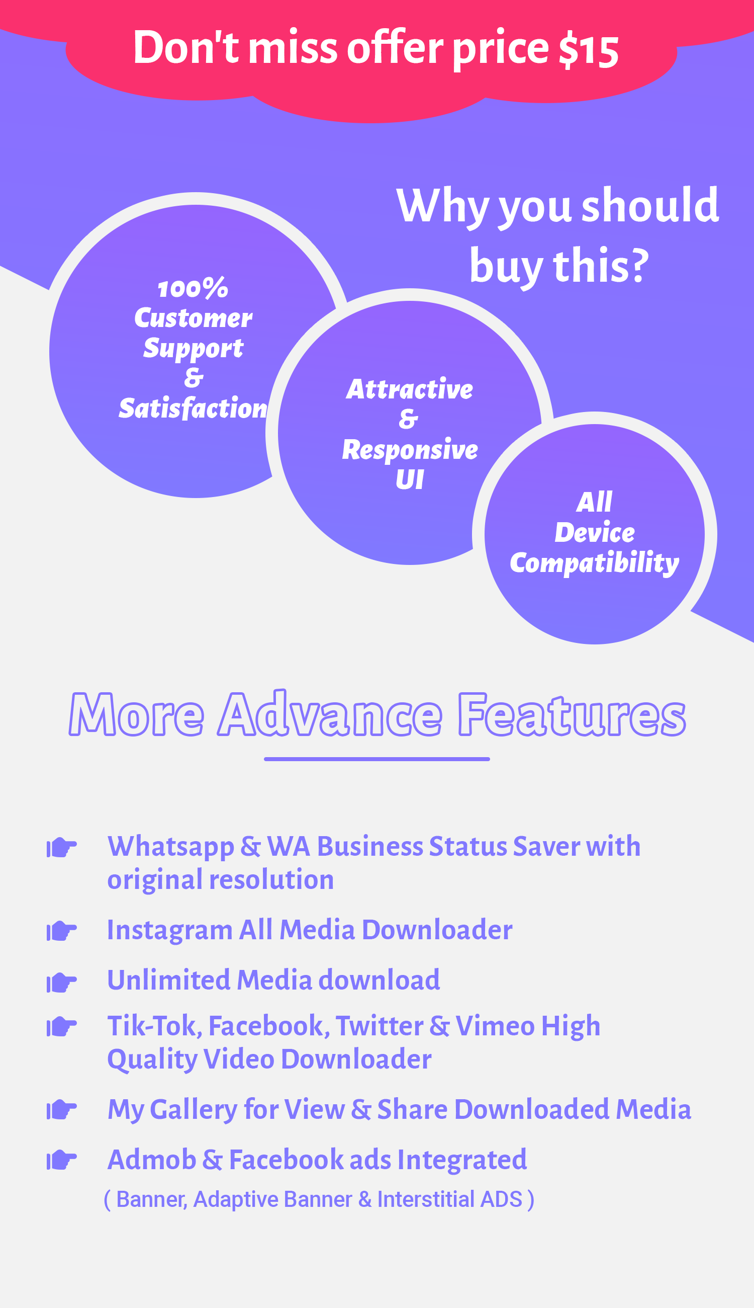 All In One Status Saver - Whatsapp, Whatsapp Business, - code.market