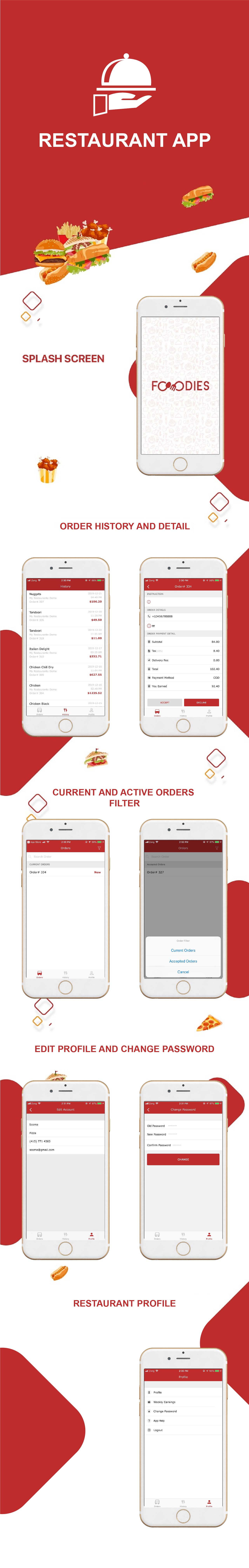Foodies - IOS Native Order Taking Restaurant App - 2